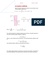 The Overall Heat Transfer Coefficient