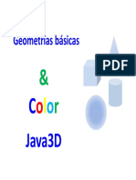 Java 3D Modulo 11 GeometriasBasicas Color
