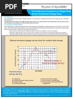 Considering Instantaneous Voltage Drop Versus Sustained Voltage Drop