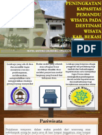 Peningkatan Kapasitas Pemandu Wisata Pada Destinasi Wisata Kab. Bekasi