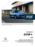 Caractristiques Techniques Peugeot 206 Plus