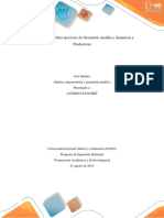 Ejercicios de Geometría Analítica, Sumatoria y Productoria