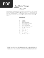 Download Popeil PastaSausageManual1 by bblsbrat SN4206571 doc pdf