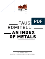  Romitelli Index of Metals