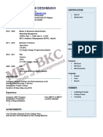 Pritam Deshmukh: Certification