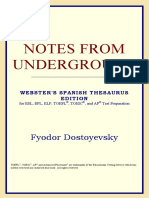 (Fyodor Dostoyevsky) Notes From Underground (Webst