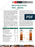 Comercio Bilateral Perú - Brasil: Anual 2017