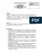 Procedimiento de Capacitaciones Entrenamiento e Inducción