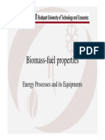 Biomass-Fuel Properties: Energy Processes and Its Equipments