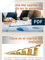 Incidencia Del Capital de Trabajo en La Empresa 