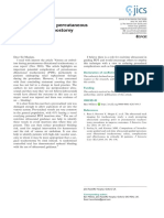 Ultrasound Use in Percutaneous Dilatational Tracheostomy