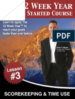 The 12 Week Year Getting Started Course (Lesson 3)