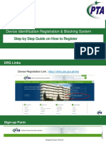 Step by Step Guide On Drs Registration PDF