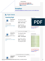 Cheapoair - Booking Confirmation