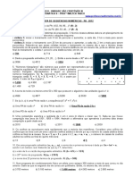 Lista de sequências numéricas - PA - 2012