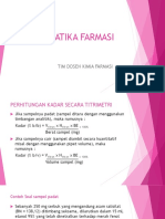 Matematika Farmasi