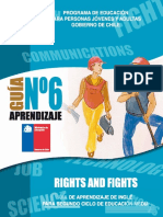 Guía #6 de Inglés Rights and Fights