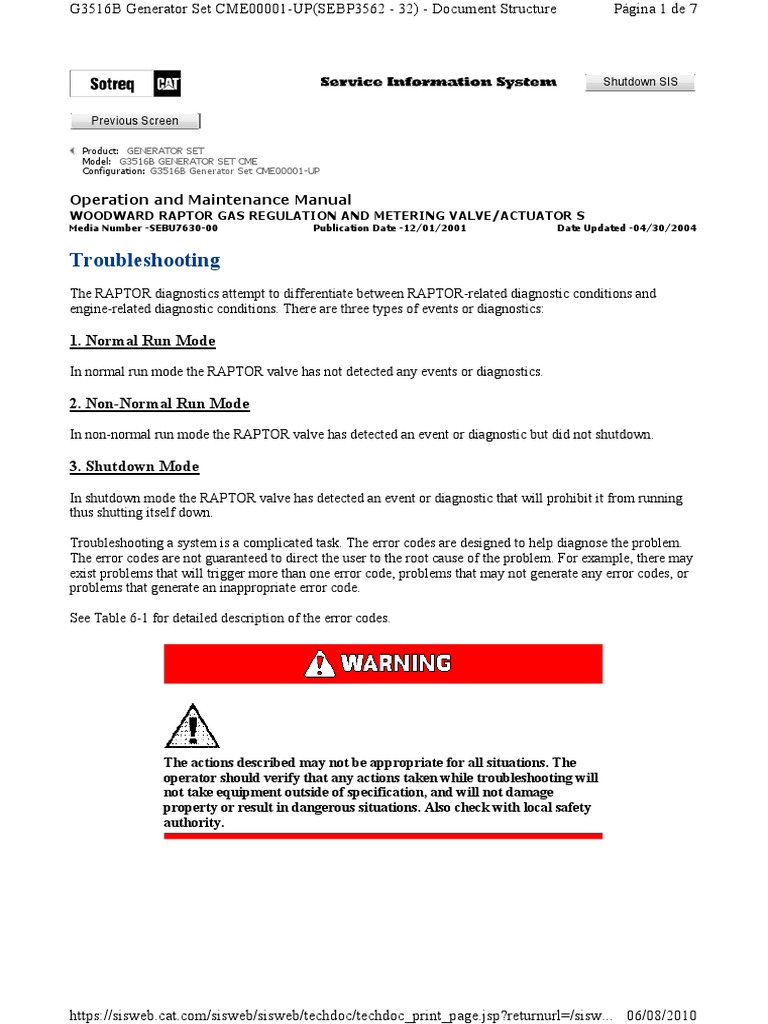 RAPTOR NOT STARTING STRANGE SOLVED intelligence overview