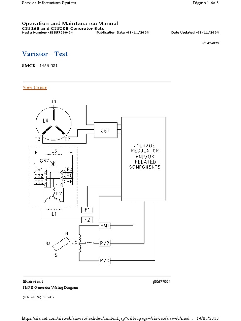 Teste Do Varistor PDF Electric Generator Electrical Components