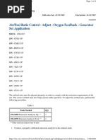 Air Fuel Ratio Control 3516B