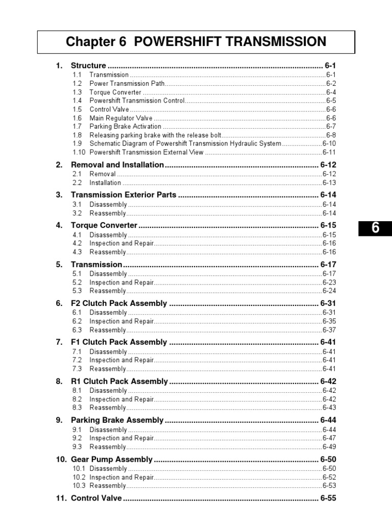 06 Powershift Transmission PDF Transmission (Mechanics) Clutch