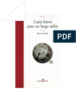 Handke Peter - Carta Breve para Un Largo Adios