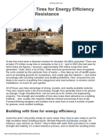 Building With Tires For Energy Efficiency and Disaster Resistance