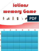 Actions Memory Game 