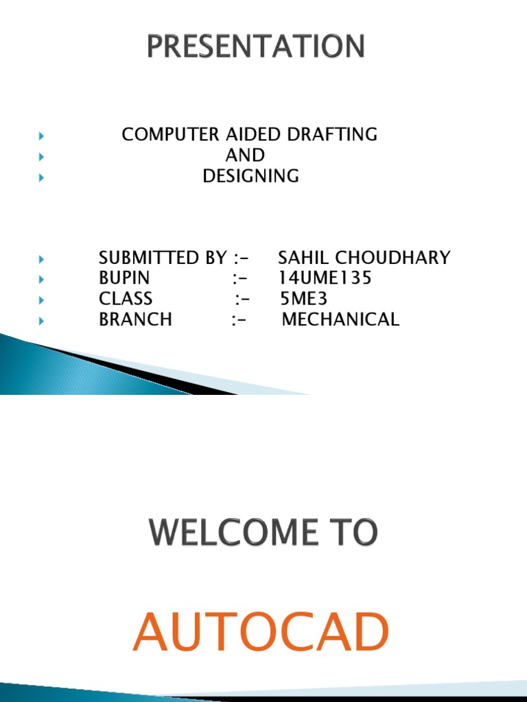 AutoCAD Basics for Mechanical Drafting | PDF | Technical Drawing ...