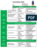 Carte de Contenidos de Segundo Grado