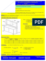 Trifilar Suspension System: Aim: Apparatus Required