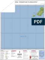 Peta Topografi Kabupaten Kupang / Topography Map of Kupang District