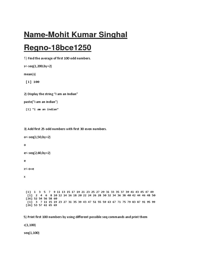 R Programming Basics for Beginners | PDF