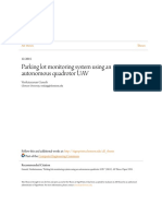 Parking Lot Monitoring System Using An Autonomous Quadrotor UAV