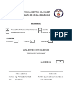 Formato de Informe DAVID