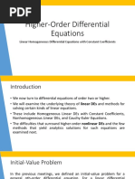 Higher-Order Differential Equations