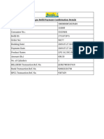 Bharatgas Refill Payment Confirmation Details