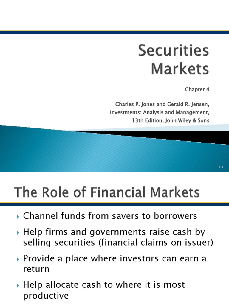 Navigating the Global Capital Markets An Overview of Primary and