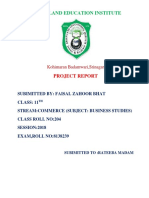 Green Land Education Institute: Project Report