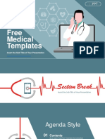 Online Doctor Medical PowerPoint Templates