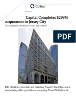 Spear Street Capital Completes 299m Acquisition in Jersey City
