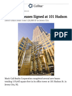 Three New Leases Signed at 101 Hudson