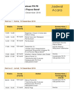 Jadwal Pertemuan Monev PIS PK