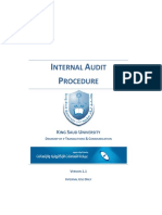 Internal Audit Procedure