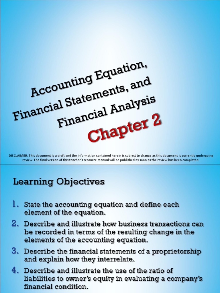 ABM 1 - PPT - Chapter 2 | PDF | Balance Sheet | Equity (Finance)