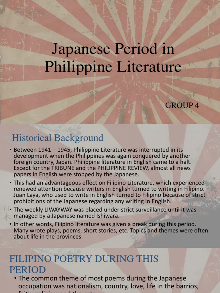 essay about japanese period in the philippines