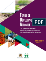 FONDS de DÉVELOPPEMENT agricole