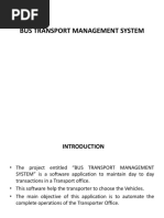 Bus Transport System