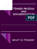 Tender Process AND Documentation