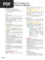 Chapter 15 Introduction To The Immune Response and Inflammation